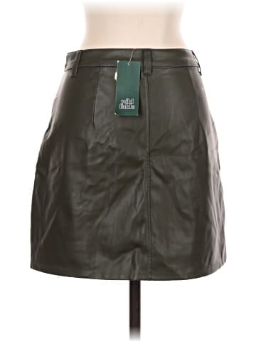 Wild Fable Faux Leather Skirt (view 2)