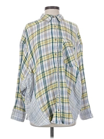 Free People Long Sleeve Button-Down Shirt (view 1)