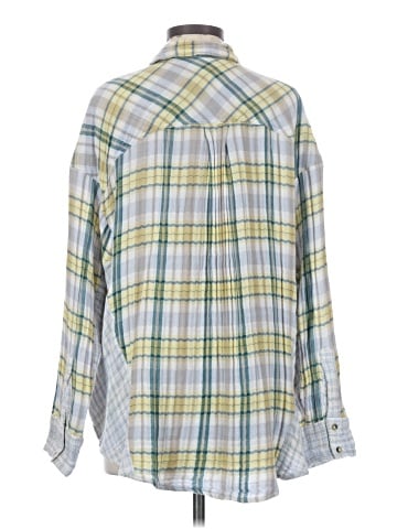 Free People Long Sleeve Button-Down Shirt (view 2)