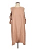 JOA Solid Tan Casual Dress Size XS - photo 1