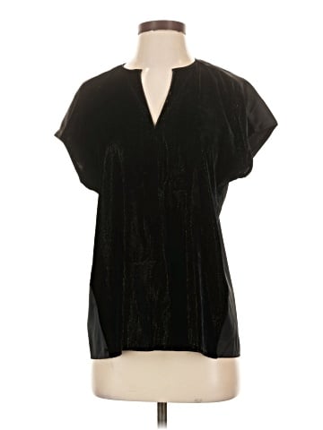 Lafayette 148 New York Short Sleeve Blouse (view 1)