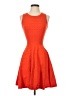 Milly Solid Orange Cocktail Dress Size P (petite) - photo 1