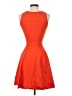 Milly Solid Orange Cocktail Dress Size P (petite) - photo 2