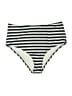 Cupshe Stripes Ivory Swimsuit Bottoms Size L - photo 1