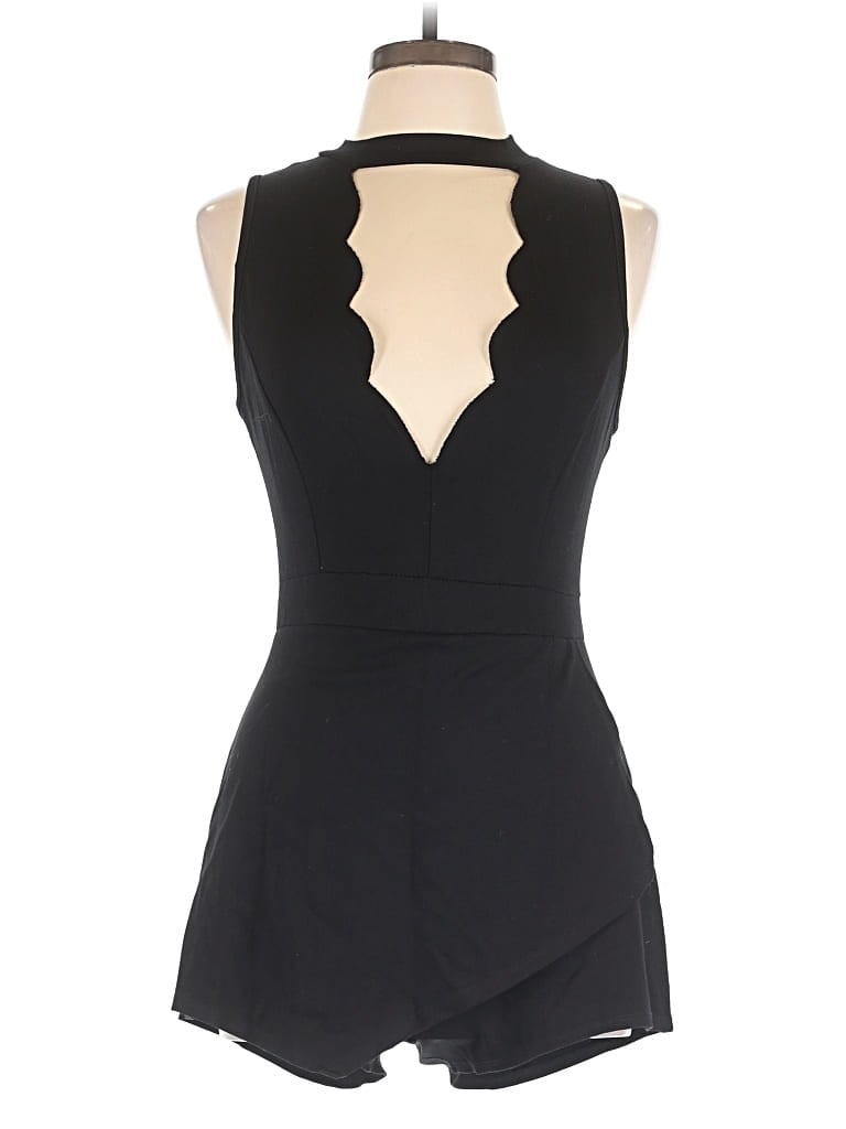 Pre-owned Charlotte Russe Romper In Black
