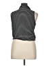 Hot Topic Black Sleeveless Button-Down Shirt Size XL - photo 2