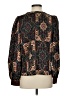 Ann Taylor LOFT 100% Polyester Black Long Sleeve Blouse Size S - photo 2