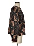Ann Taylor LOFT 100% Polyester Black Long Sleeve Blouse Size S - photo 4