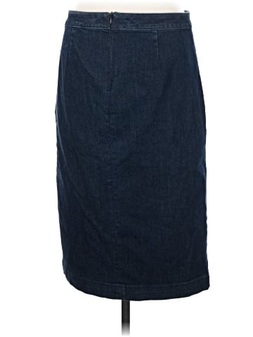 White House Black Market Denim Skirt (view 2)