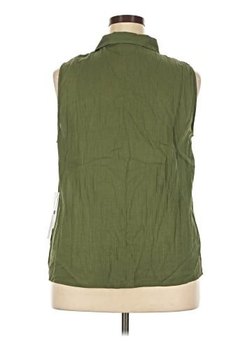 Pale Sky Sleeveless Blouse (view 2)