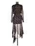 Veronica Beard 100% Silk Paisley Black Casual Dress Size 6 - photo 2