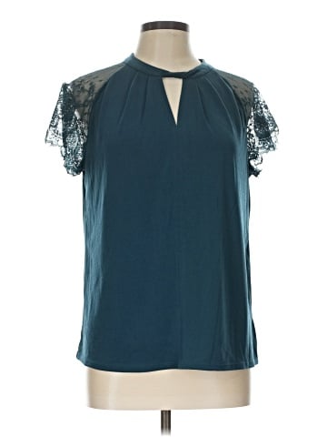 Worthington Short Sleeve Blouse (view 1)