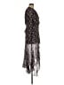 Veronica Beard 100% Silk Paisley Black Casual Dress Size 6 - photo 4
