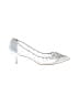 Badgley Mischka 100% Leather White Heels Size 8 - photo 1