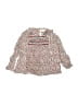 Zara 100% Polyester Ivory Burgundy Long Sleeve Blouse Size 18-24 mo - photo 1