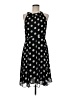 Tommy Hilfiger 100% Polyester Polka Dots Black Casual Dress Size 8 - photo 1