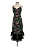 Sam Edelman Paisley Black Cocktail Dress Size 2 - photo 1