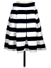 Altar'd State Stripes White Casual Skirt Size M - photo 1