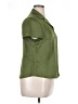 Kasper 100% Polyester Green Short Sleeve Blouse Size 14 - photo 4