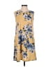 Apt. 9 Floral Yellow Casual Dress Size S - photo 1