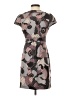 BCBGMAXAZRIA Print Gray Casual Dress Size XS - photo 2