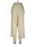 MNG 100% Cotton Solid Ivory Casual Pants Size L - photo 2