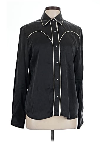 Patricia Wolf Long Sleeve Silk Top (view 1)