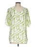 Sami & JO Green Short Sleeve Blouse Size L - photo 1