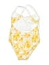 Lands' End Floral Yellow One Piece Swimsuit Size 8 - photo 2