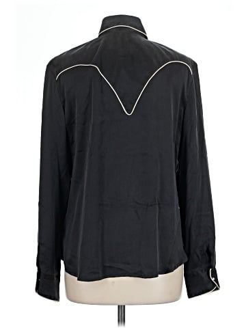 Patricia Wolf Long Sleeve Silk Top (view 2)