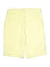 NYDJ Solid Yellow Shorts Size 0 - photo 2