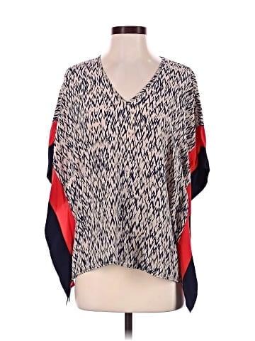 Akiko 3/4 Sleeve Silk Top (view 1)