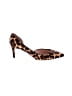 J.Crew 100% Leather Animal Print Brown Heels Size 9 - photo 1