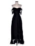 Azazie 100% Polyester Black Cocktail Dress Size 0 - photo 1
