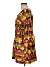 Judith March Print Brown Cocktail Dress Size L - photo 5