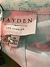 Hayden 100% Polyester Paisley Green Shorts Size M - photo 3