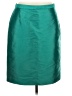 Albert Nipon Solid Green Wool Skirt Size 8 - photo 1