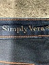 Simply Vera Vera Wang Chevron-herringbone Blue Jeans Size 0r - photo 7