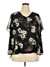 Lane Bryant Black 3/4 Sleeve Blouse Size 18 - photo 1
