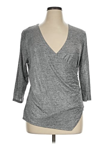 JLo by Jennifer Lopez 3/4 Sleeve T-Shirt (view 1)