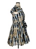 Assorted Brands Print Blue Casual Dress Size XL (estimated) - photo 4