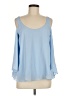 Deletta Blue 3/4 Sleeve Blouse Size M - photo 1