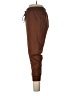 Zac & Rachel Solid Brown Track Pants Size L - photo 5