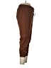 Zac & Rachel Solid Brown Track Pants Size L - photo 4