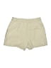 Zara Solid Ivory Khaki Shorts Size M - photo 2