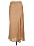 Free People 100% Polyester Solid Tan Formal Skirt Size 6 - photo 1