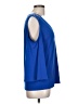 Calvin Klein Blue 3/4 Sleeve Top Size L - photo 4