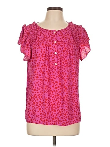 Ann Taylor LOFT Short Sleeve Blouse (view 1)