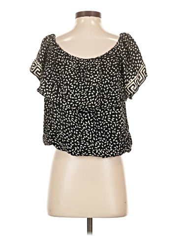 Natalie Martin Short Sleeve Silk Top (view 2)