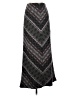 Peruvian Connection Chevron-herringbone Gray Casual Skirt Size XS - photo 1